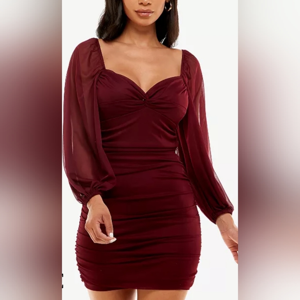 Gorgous NWT Bordeaux Jr Dress Sz L